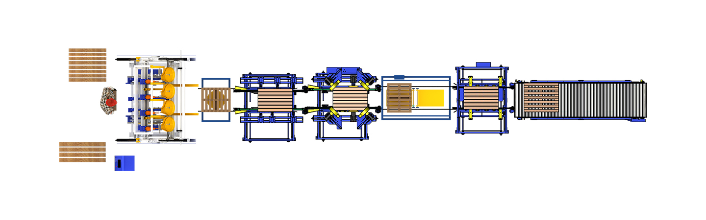 Machine à clouer les palettes en bois CNC (6a)