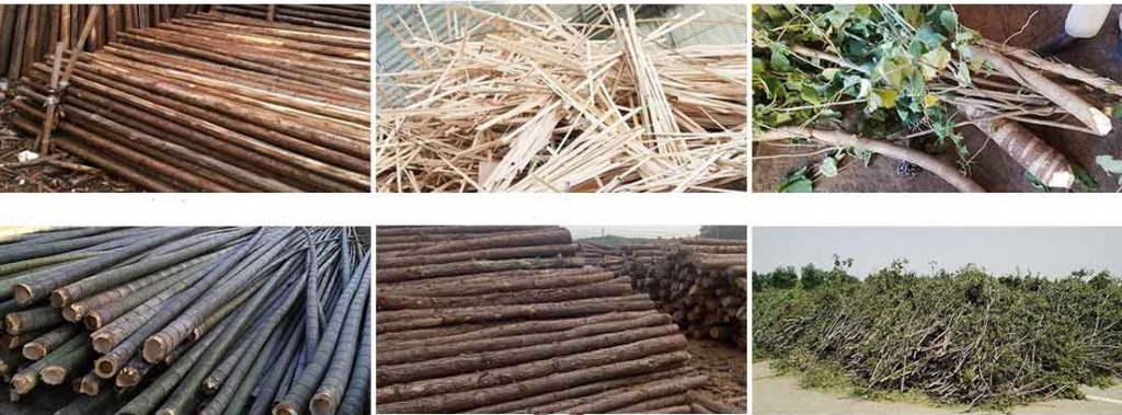 All kinds of waste wood