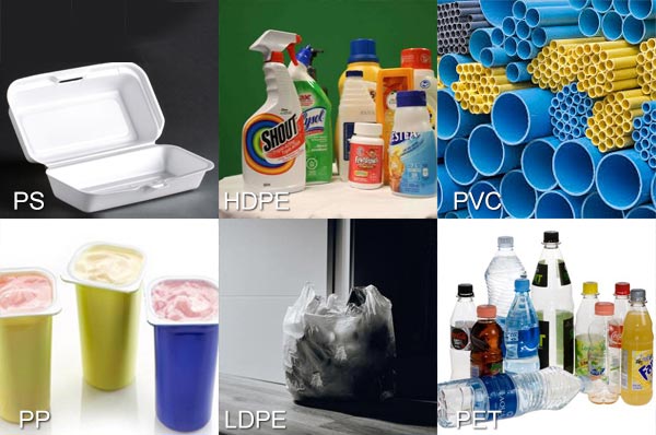 Plastic products of different materials