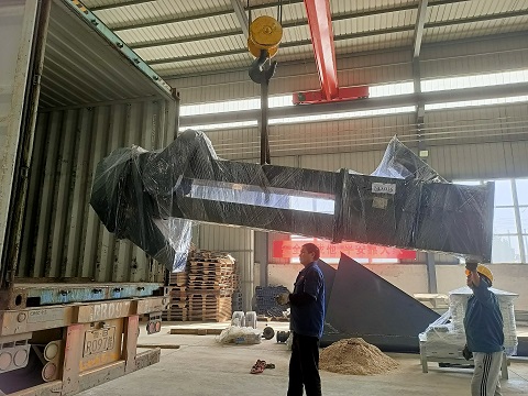 shipment of pallet block production line