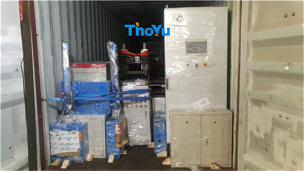 shipment of automatic presswood pallet production line
