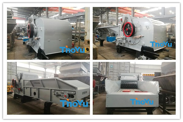 pallet crushing machine